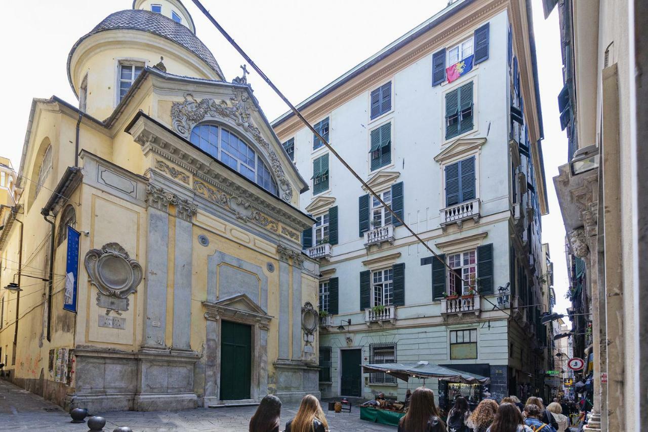 Wood And Stone Apartment In The Historical Center Genova Eksteriør bilde